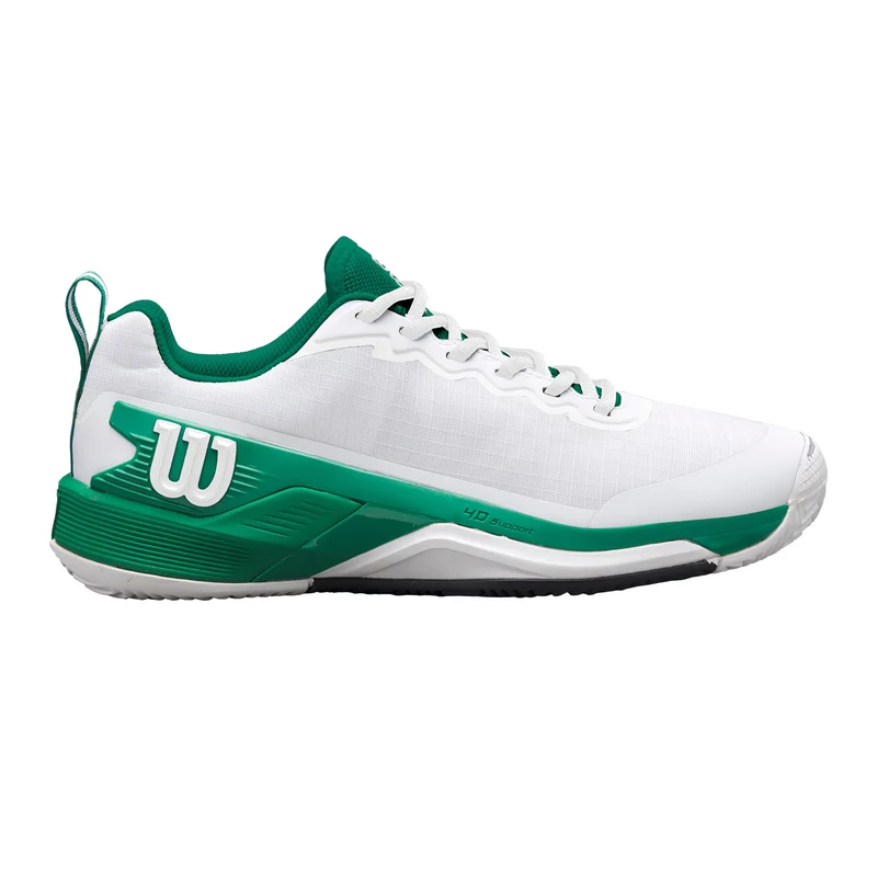 Rush Pro 4.5 Sandplatzschuh Herren-Weiß,Grün