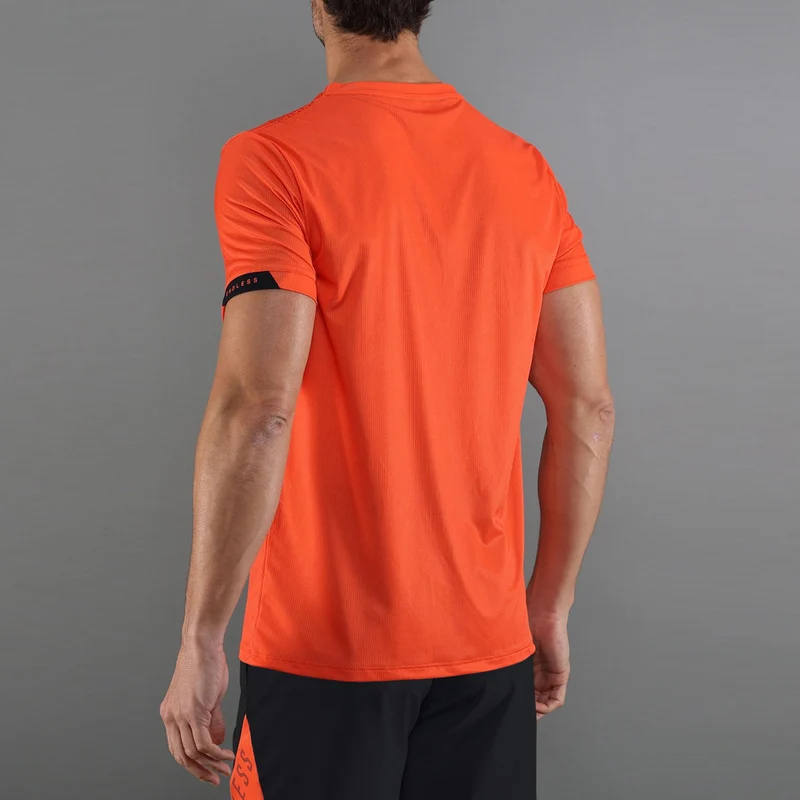 ACE PEAK T-Shirt Herren - orange, schwarz