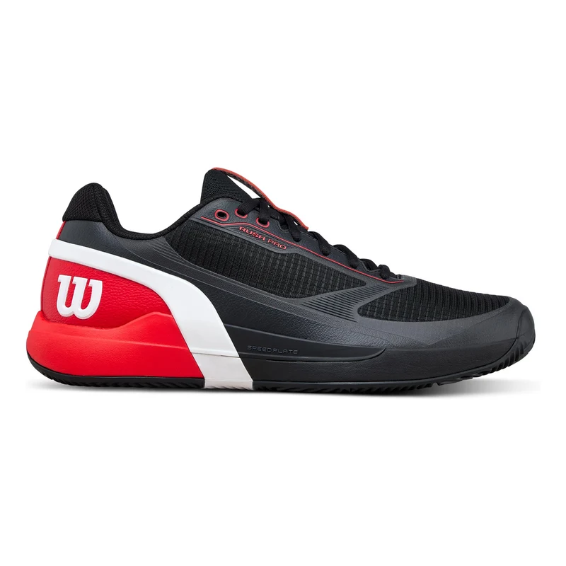 Rush Pro 5 Sandplatzschuh Herren-schwarz, neonrot