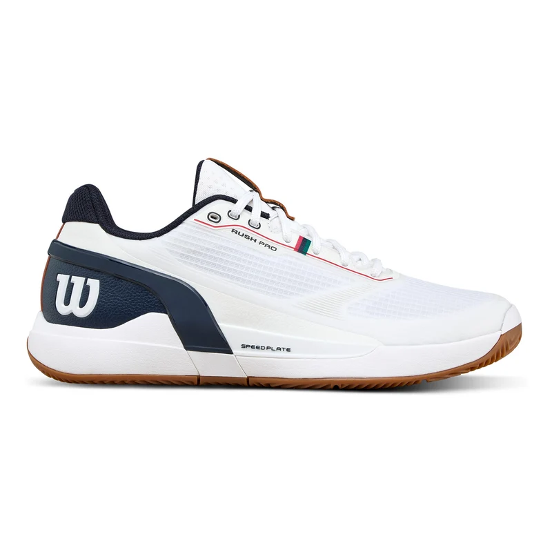 Rush Pro 5 Sandplatzschuh Herren-weiß, dunkelblau