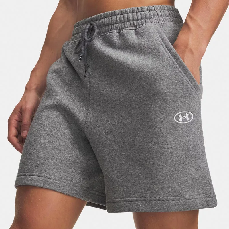 Rival Fleece Shorts Herren - grau, weiß