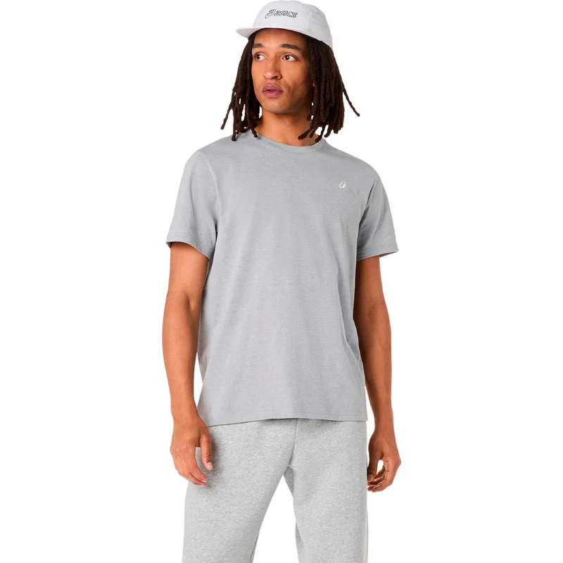 Spiral Embroidery Laufshirt Herren - grau
