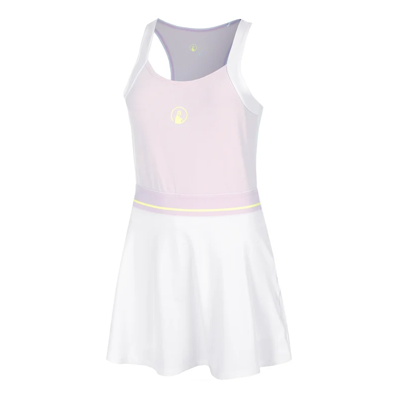 Mind Volley Kleid Damen-Flieder,Weiß