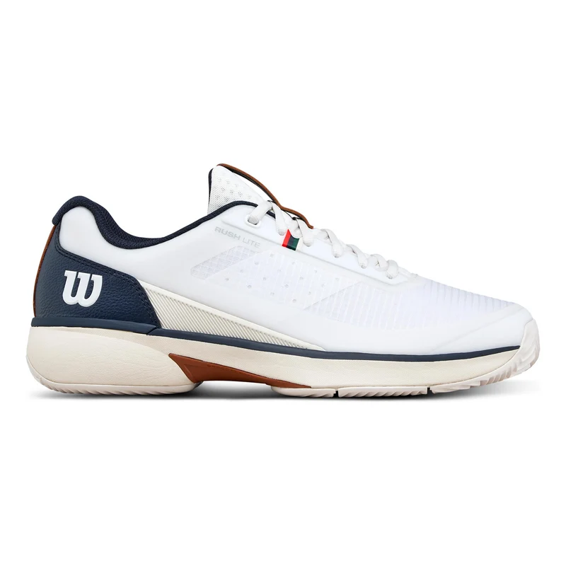 Rush Lite 5 Sandplatzschuh Herren-weiß, dunkelblau