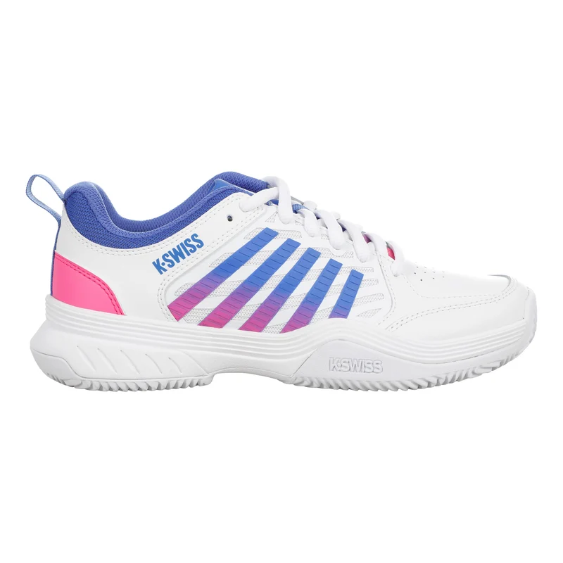 Court Express Sandplatzschuh Damen - weiß, pink