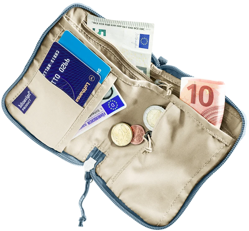 DEUTER Zip Wallet leichte Outdoor-Geldbörse mit Reißverschluss