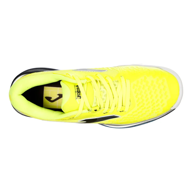 Ace Allcourtschuh Herren - neongelb, silber