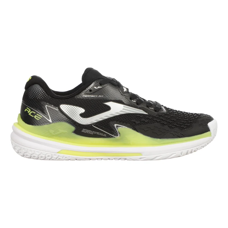 Ace Allcourtschuh Damen - schwarz, limette