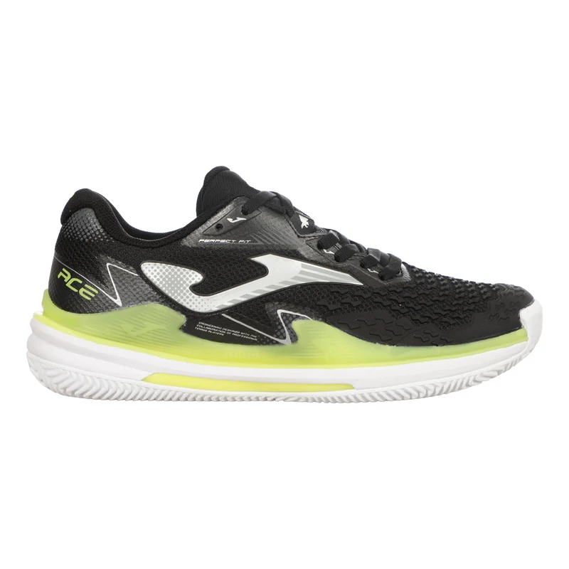 Ace Sandplatzschuh Damen - schwarz, limette