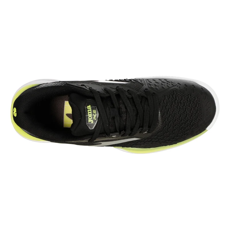 Ace Sandplatzschuh Damen - schwarz, limette