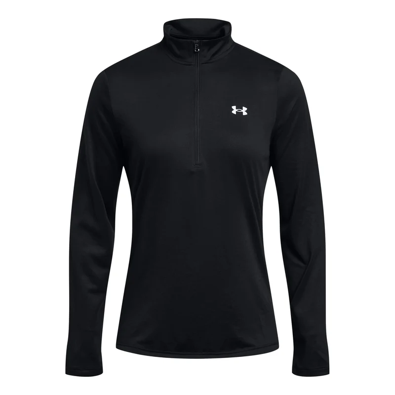 Tech 1/2 Zip Longsleeve Damen-Schwarz