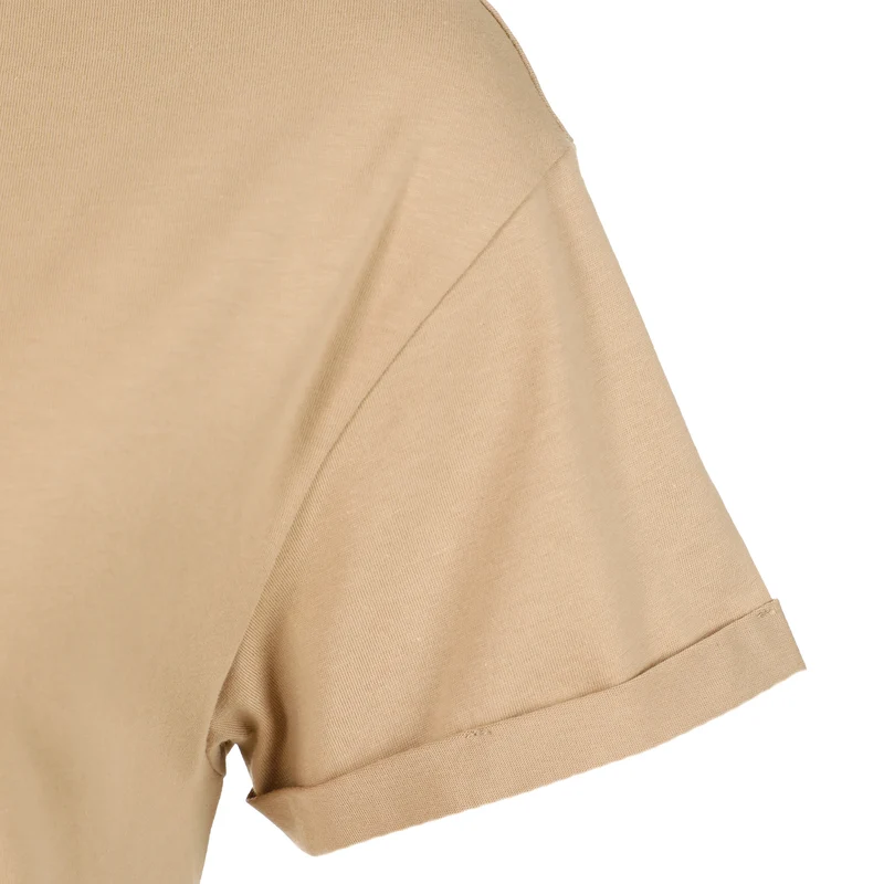 Wild Swirl Court T-Shirt Damen-Beige,Mehrfarbig