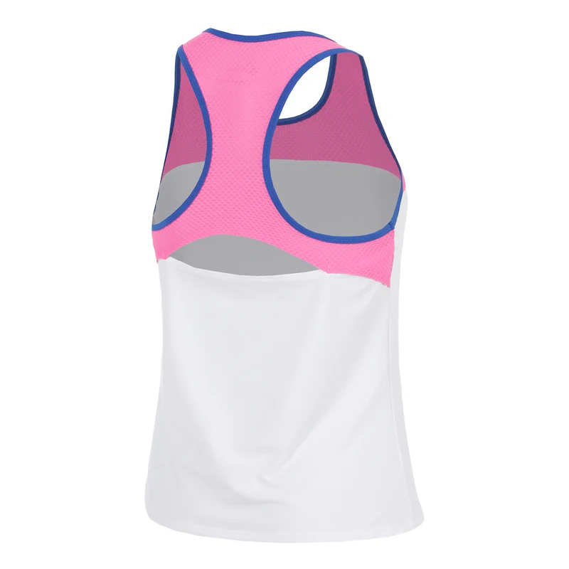 Racerback Tank-Top Damen - pink, blau