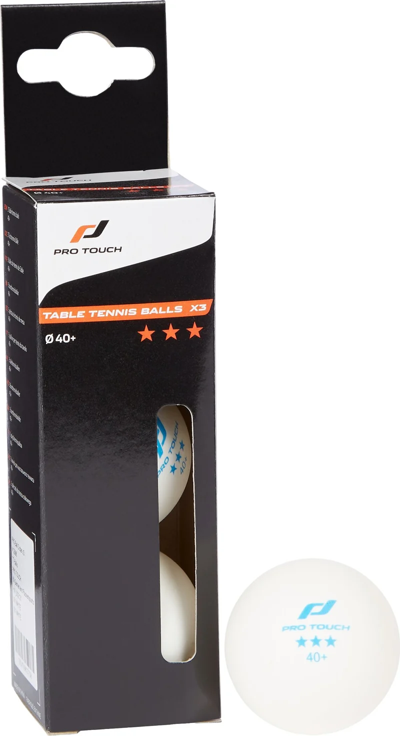 PRO TOUCH TT-Ball PRO 3 Star x3 Tischtennisbälle