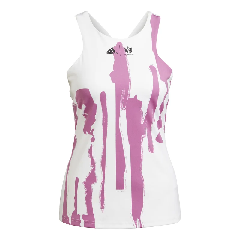 New York Y Tank-Top Damen-Weiß,Lila