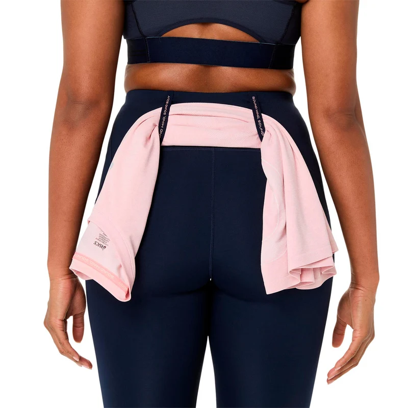 Road High Waist Lauftight Damen - dunkelblau