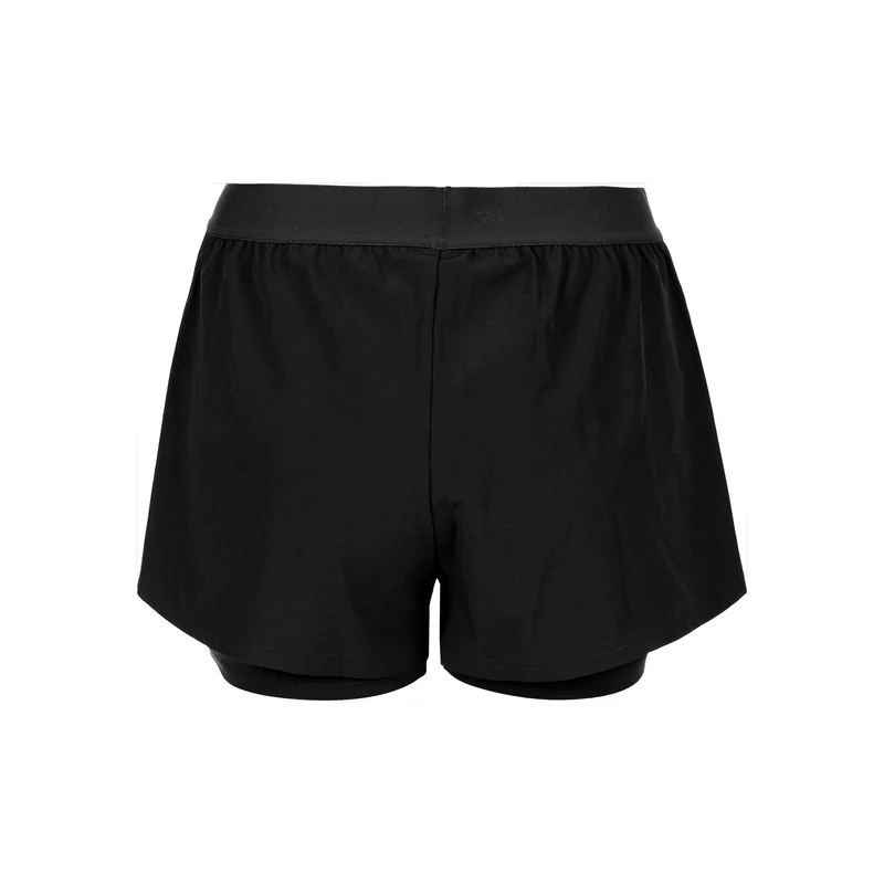 Teamline 2in1 Shorts Damen - schwarz