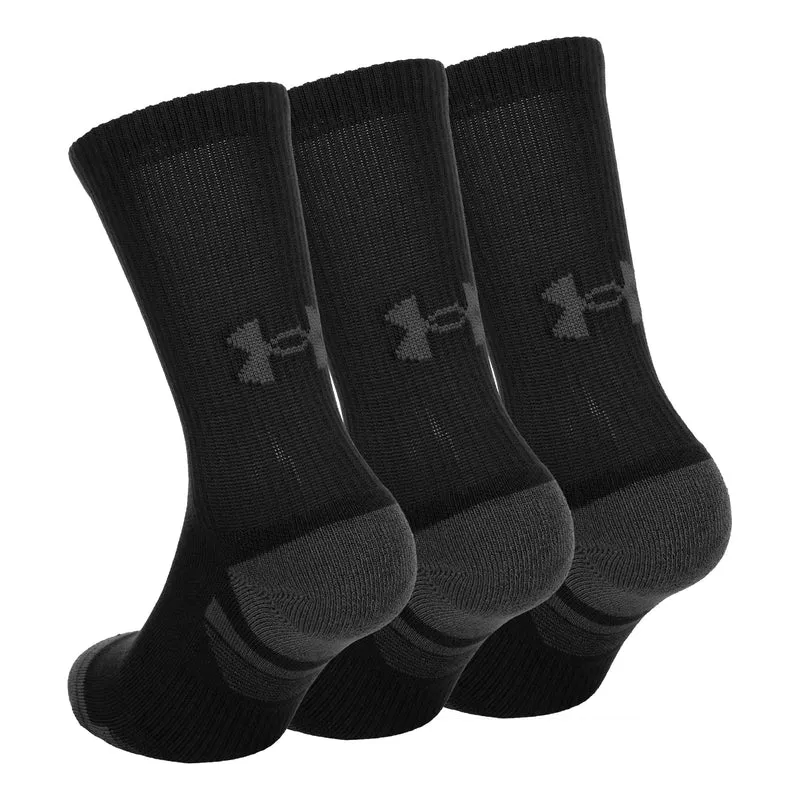 Performance Tech Crew Sportsocken 3er Pack-Schwarz