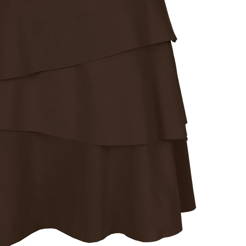 Memories Flounce Kleid Damen - braun