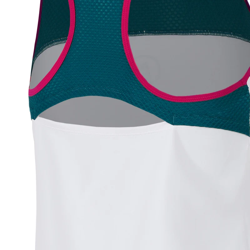 Create Racerback Tank-Top Mädchen-Petrol,Mehrfarbig