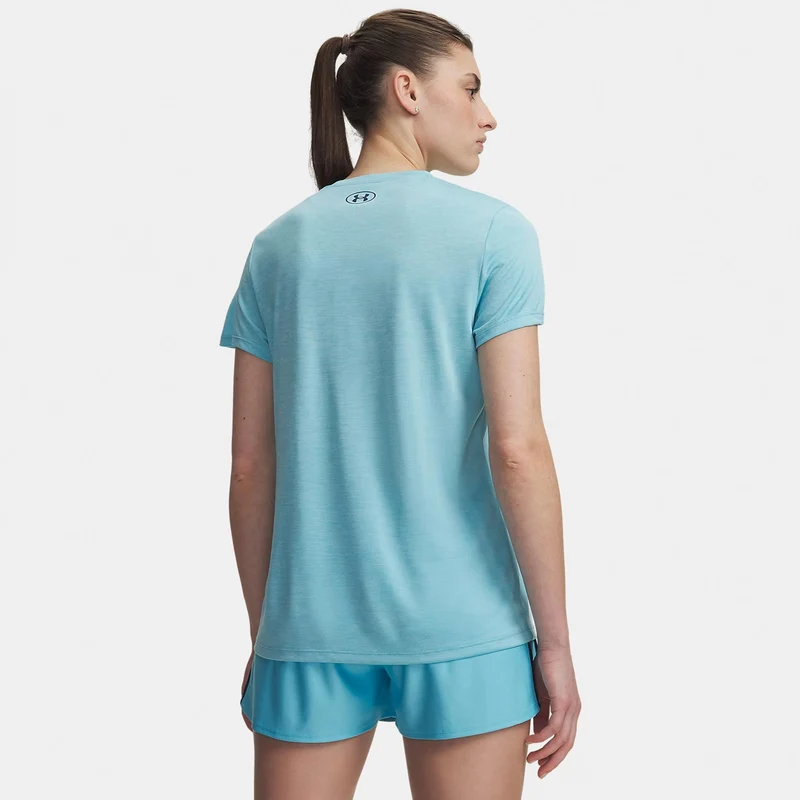 Tech Twist T-Shirt Damen - blau, nachtblau
