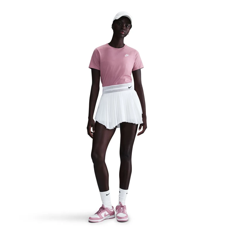 NIKE Damen Shirt W NSW TEE CLUB Kurzarm Baumwolle