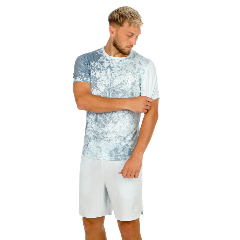 Memories Drop 7in Shorts Herren - hellblau, offwhite