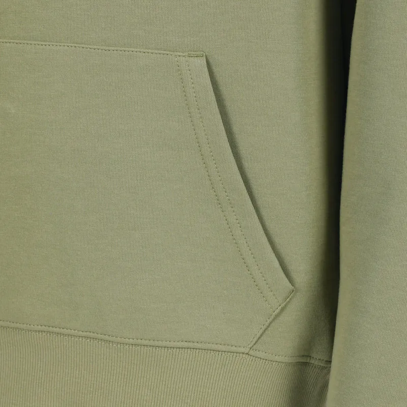 Memories Baseline Logo Hoody Jungen - khaki