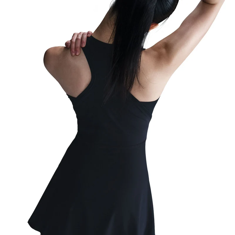 Dri-Fit Victory Kleid Damen-Schwarz,Weiß