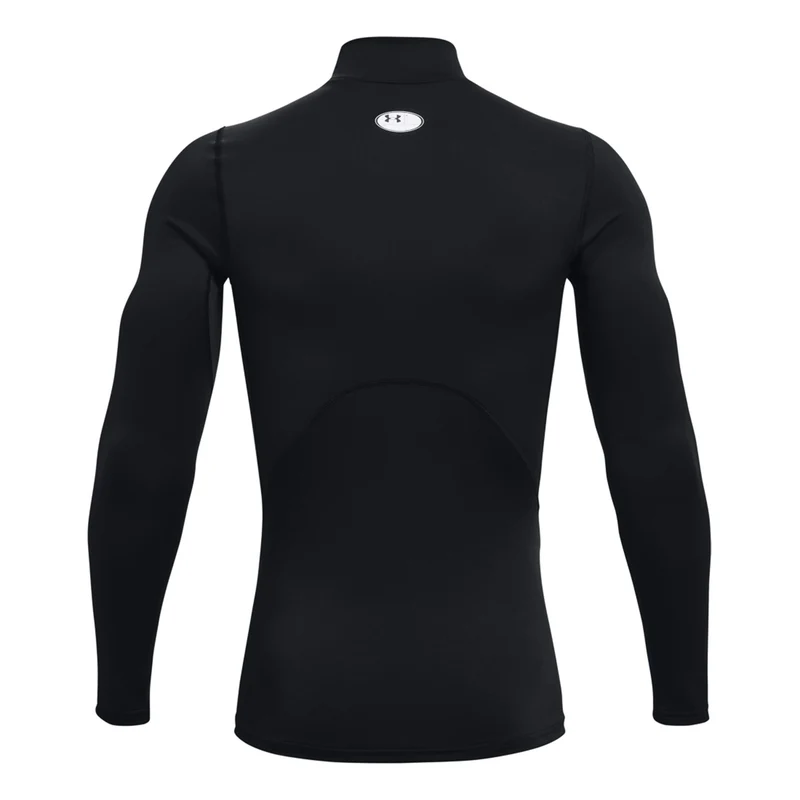 Coldgear Comp Mock Longsleeve Herren-Schwarz