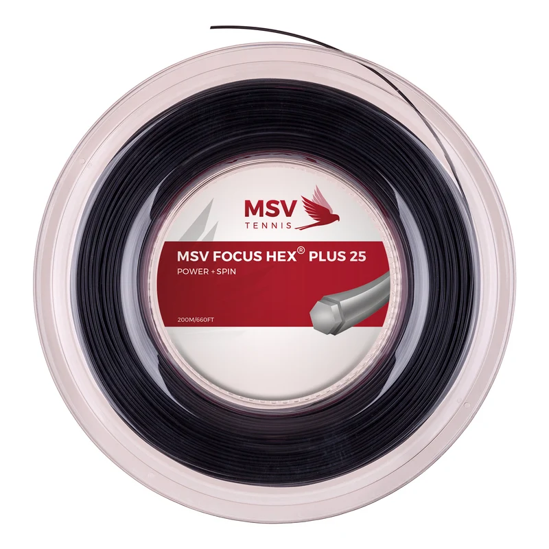 Focus-HEX Plus 25 Saitenrolle 200m-Schwarz