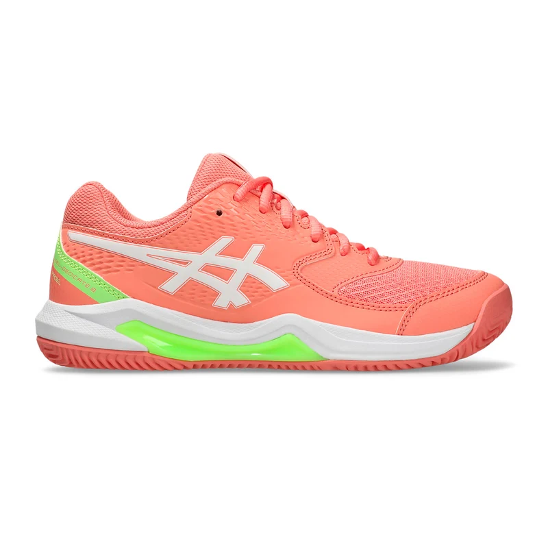 GEL-DEDICATE 8 PADEL Padelschuh Damen-koralle, weiß