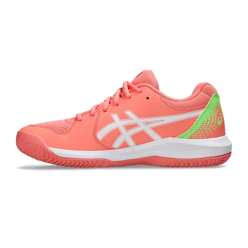 GEL-DEDICATE 8 PADEL Padelschuh Damen-koralle, weiß