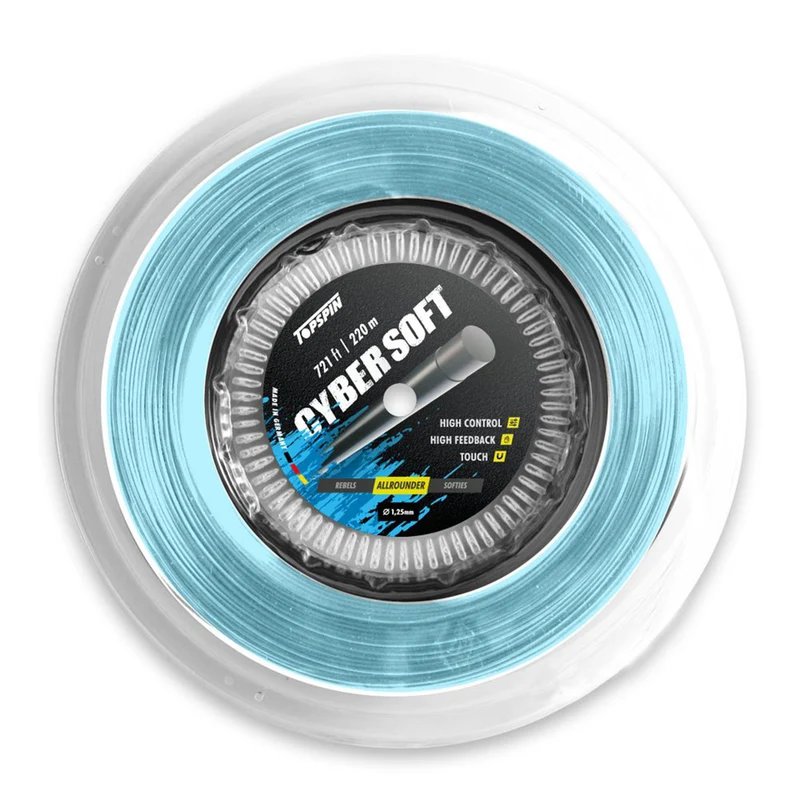 Cyber Soft Saitenrolle 220m-Hellblau