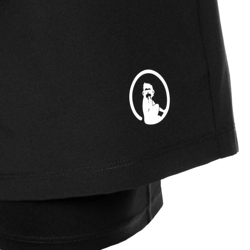 Point 2in1 Shorts Damen-Schwarz