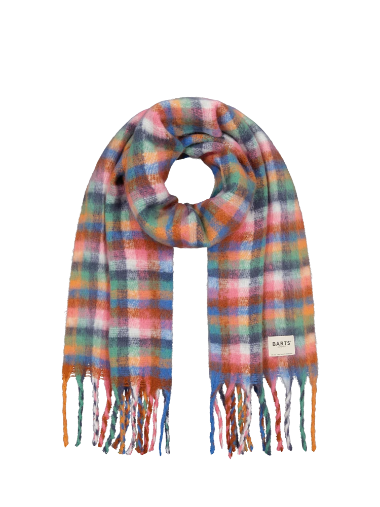 BARTS Plaity Scarf Damen Schal kariert 200x42 cm