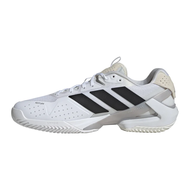 adizero Ubersonic 5 Sandplatzschuh Herren - weiß, schwarz