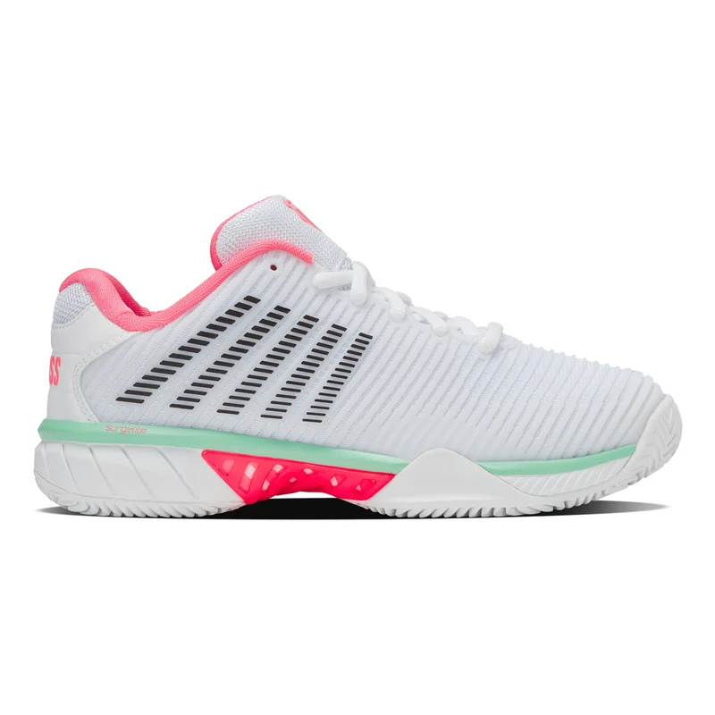 Hypercourt Express 2 Sandplatzschuh Damen-Weiß,Mehrfarbig