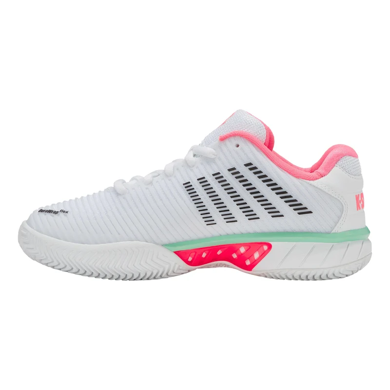 Hypercourt Express 2 Sandplatzschuh Damen-Weiß,Mehrfarbig
