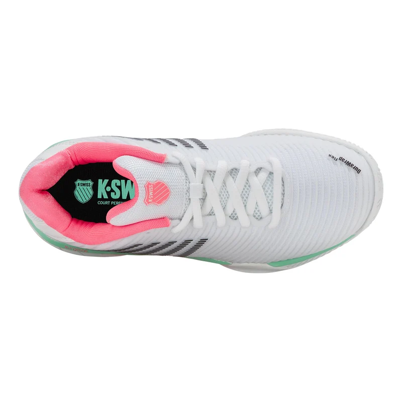 Hypercourt Express 2 Sandplatzschuh Damen-Weiß,Mehrfarbig