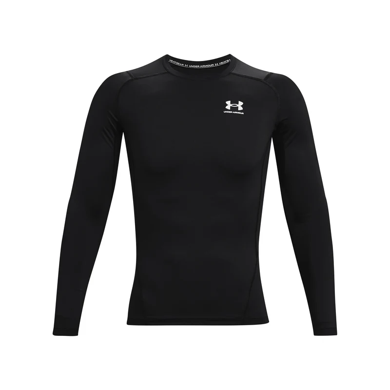 Heatgear Comp Longsleeve Herren-Schwarz,Weiß