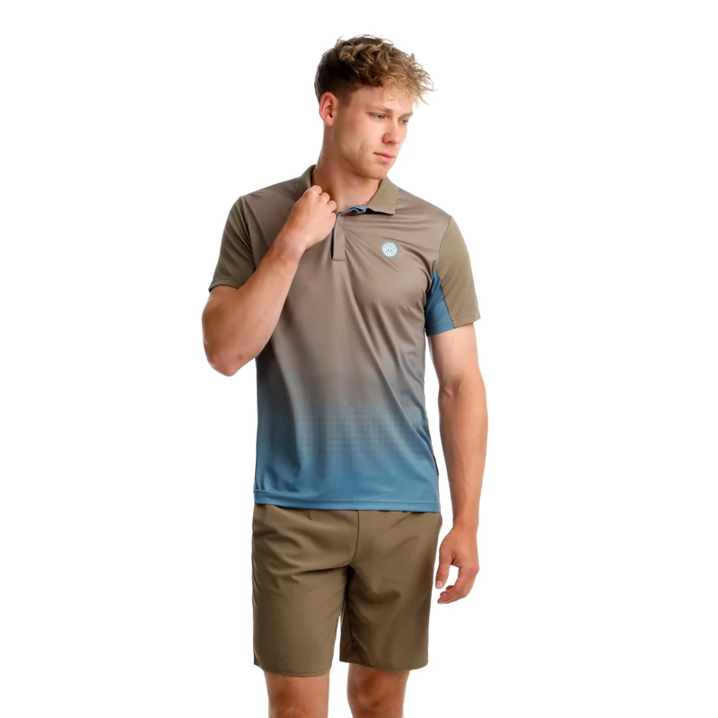 Spectrum Spirit Polo Herren-Braun,Blau