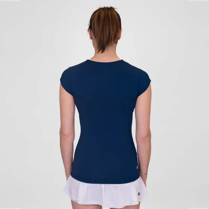 Crew V-Neck T-Shirt Damen-Dunkelblau