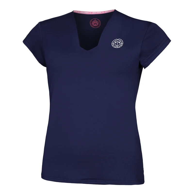 Crew V-Neck T-Shirt Damen-Dunkelblau