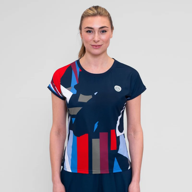 New York 2024 T-Shirt Damen-Dunkelblau,Mehrfarbig