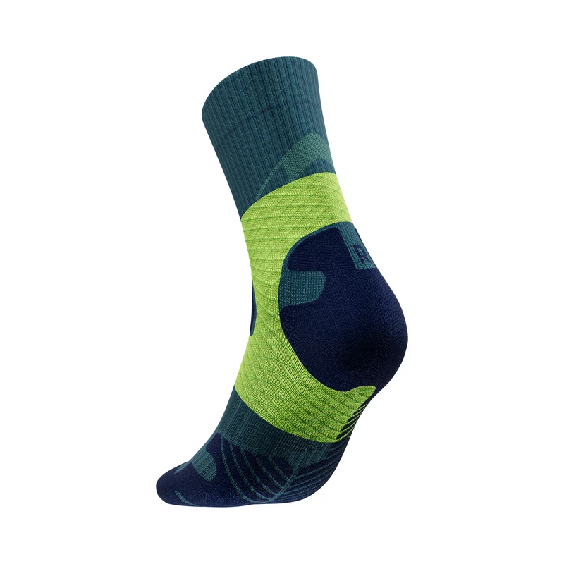 Trail Run Mid Cut Laufsocken Damen-Türkis