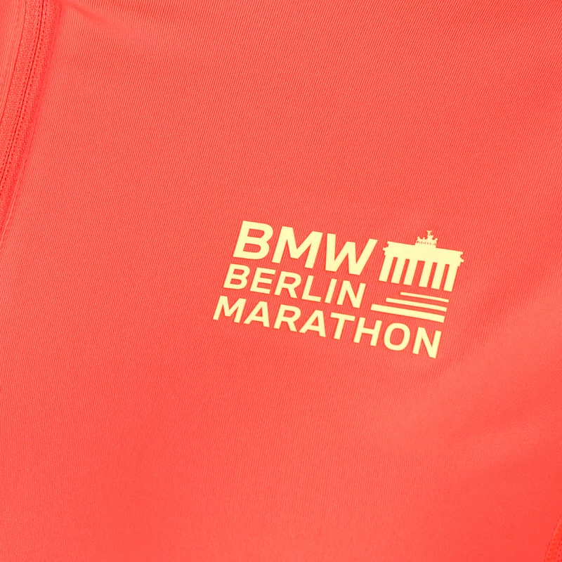 BMW Berlin Laufshirt Damen - koralle, gelb