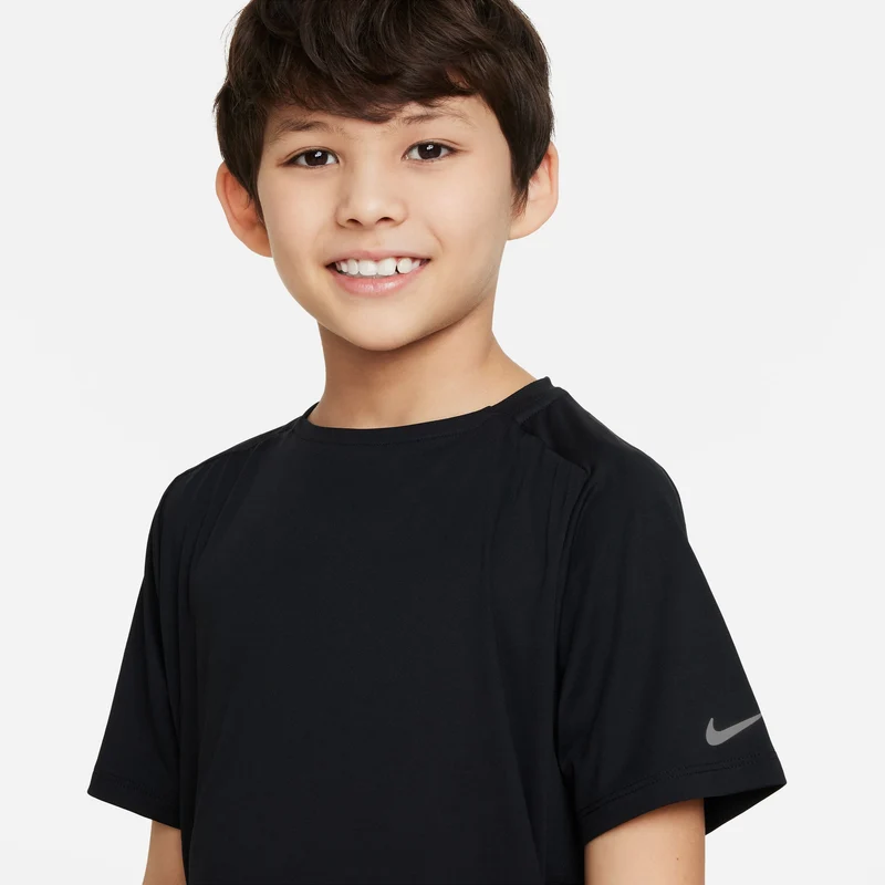 Dri-Fit Multi Tech Laufshirt Jungen-Schwarz
