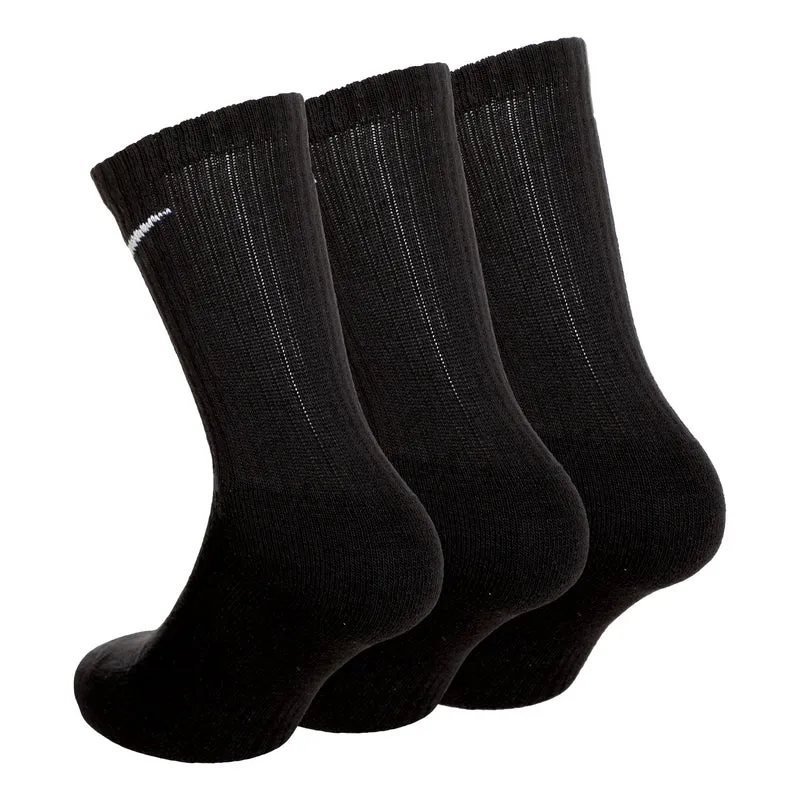 Everyday Cushioned Tennissocken 3er Pack Unisex - schwarz