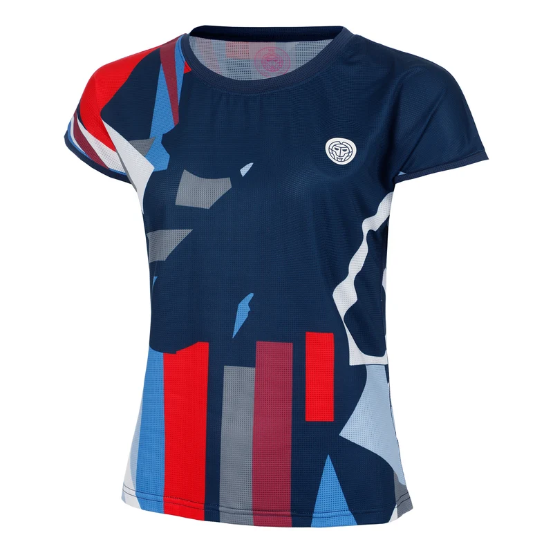 New York 2024 T-Shirt Damen-Dunkelblau,Mehrfarbig